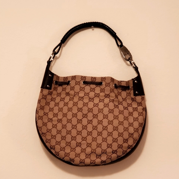 Vintage Gucci Brown Shoulder Bag - Picture 2 of 7